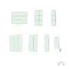 Prefold luier vouwinstructie voor inlegger.