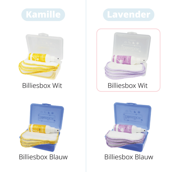 billiesbox wit paars lavendel lavender
