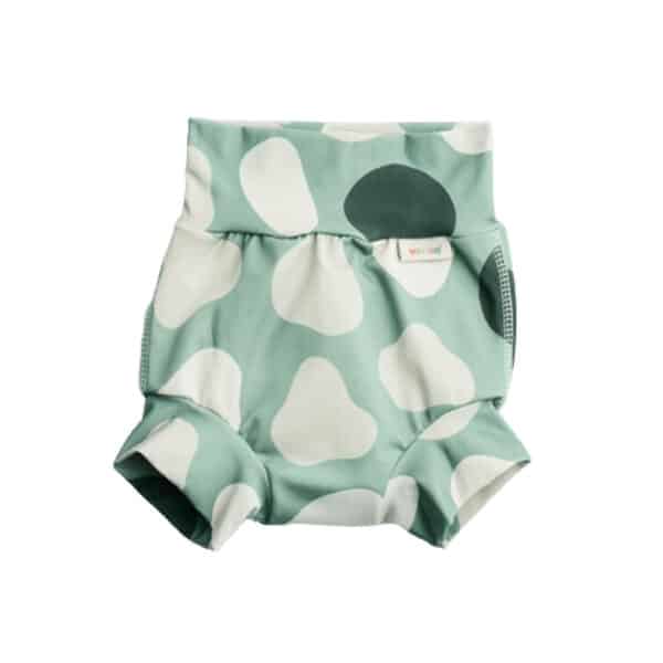 Imse Vimse wasbare zwemluier groen met hoge taille
