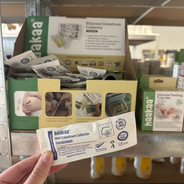Haakaa colostrum collector spuitje 4 ml – veilig verzamelen van eerste moedermelk
