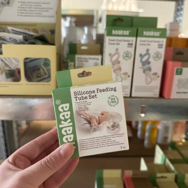 Haakaa voedingsset met voedingssonde – hulpmiddel voor bijvoeding en borstvoeding