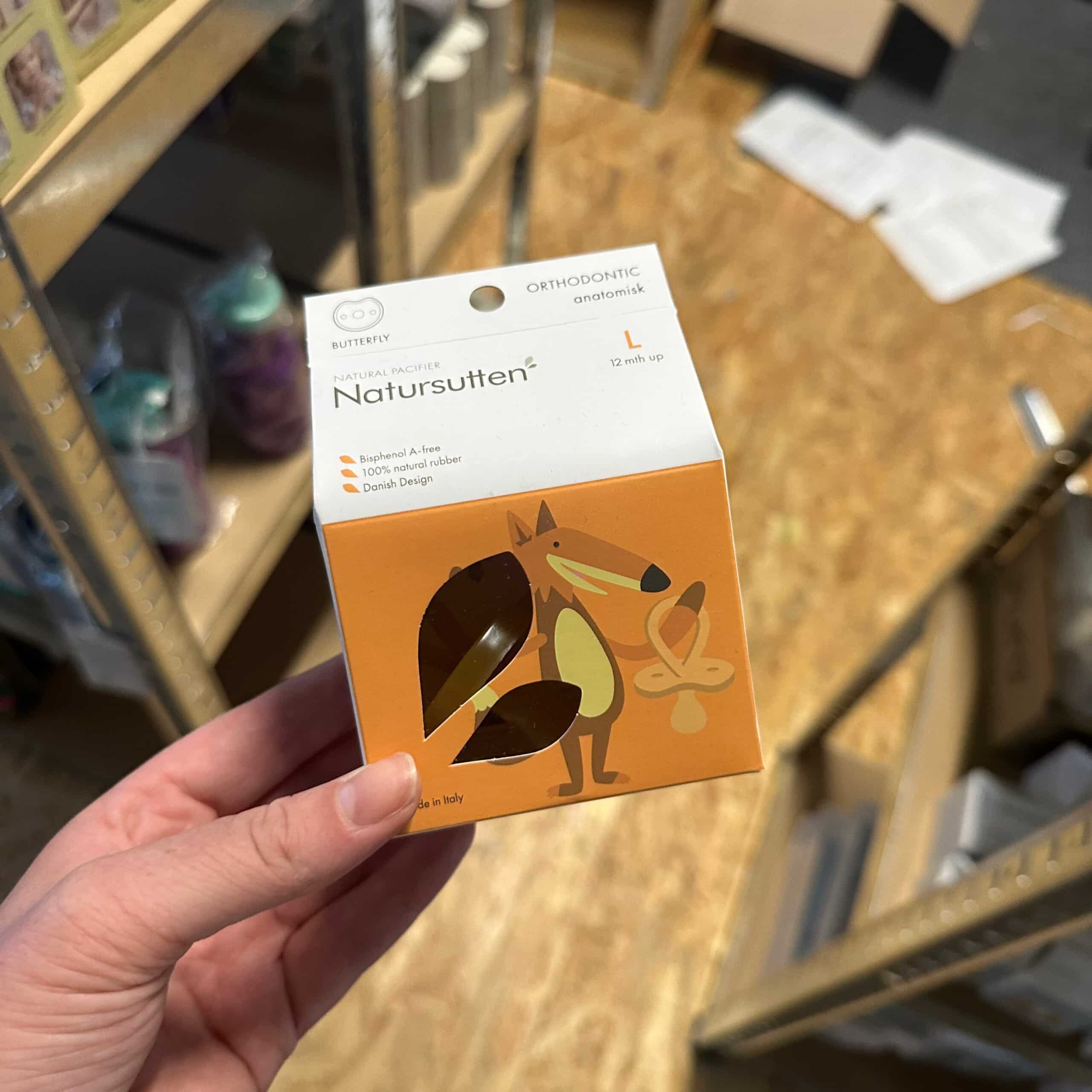 Fopspeen Natuurrubber - Vlinder Schild / Anatomische Speen - Natursutten - Afbeelding 9