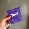 Yoni natuurlijk nachtmaandverband met vleugels, gemaakt van biologisch katoen, 7 stuks.