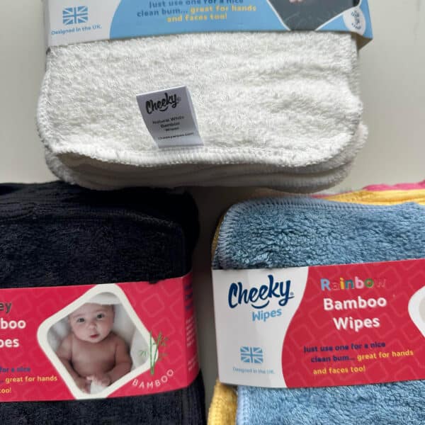 Cheeky Wipes bamboe babydoekjes voor het reinigen van billen, handjes en gezicht.