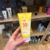 Waterbestendige Derma Sun Kids zonnebrand SPF 50 voor gezicht en lichaam, zonder parfum en witte waas