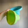 Groen Popolini BZC-plaspotje voor baby’s vanaf de geboorte, geschikt voor babyzindelijkheidscommunicatie.