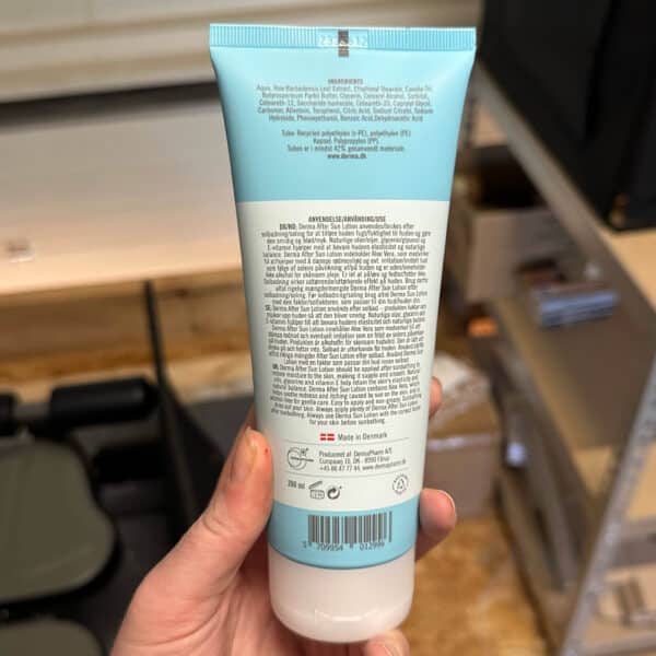 Verzorgende aftersun lotion van Derma Sun voor na het zonnen