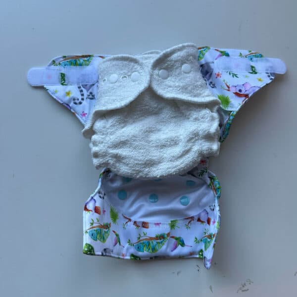 Herbruikbaar luierpakket van Blümchen met bamboe badstof voor duurzaam luieren vanaf de geboorte.