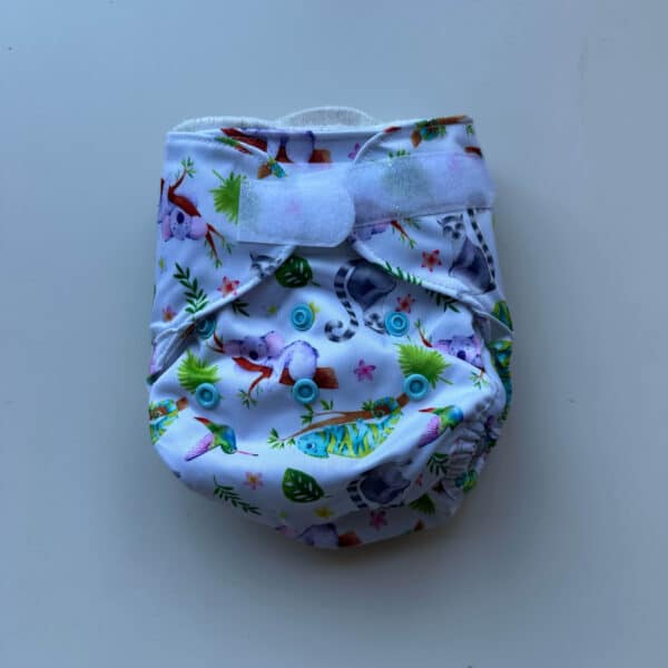 Herbruikbaar luierpakket van Blümchen met bamboe badstof voor duurzaam luieren vanaf de geboorte.
