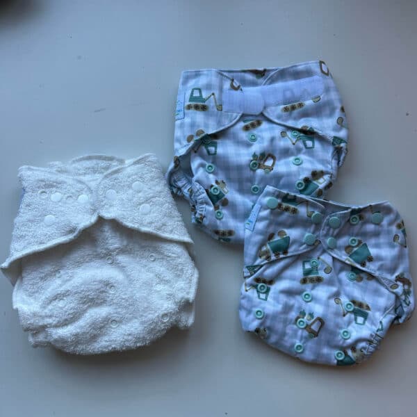 Blümchen onesize luierpakket met zachte, absorberende bamboe badstof luiers.