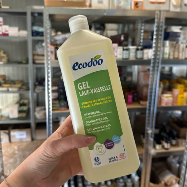 Ecodoo vaatwasmachine gel van 1 liter voor een schone en glanzende vaat