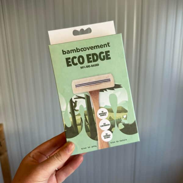 Bamboe scheermes EcoEdge van Bamboovement met 5 navullingen