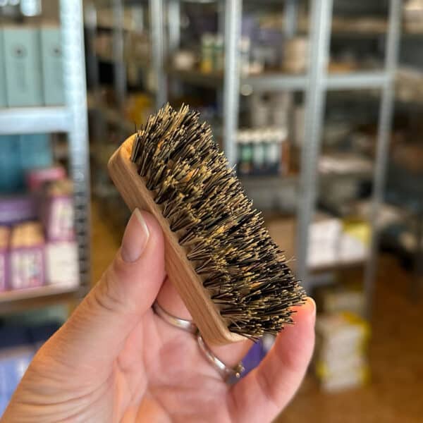 Duurzame baardborstel van EcoLiving zonder dierlijke haren