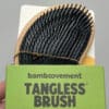 Vegan antiklit-haarborstel van Bamboovement met bamboe handvat