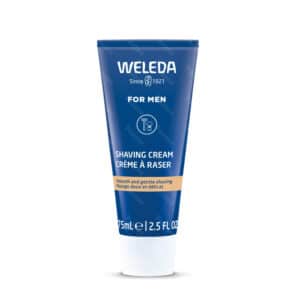 Weleda scheercreme in tube voor hem en haar.