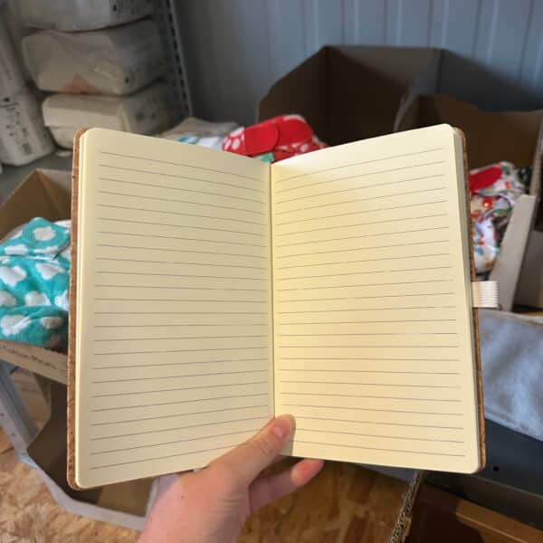 Notitieboekje A5 kurk met pen duurzaam stijlvol schrijfboekje met pen milieuvriendelijk stationery verkrijgbaar bij Pure Start