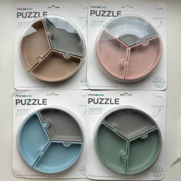 MiniKoioi siliconen puzzelbord met drie losse delen