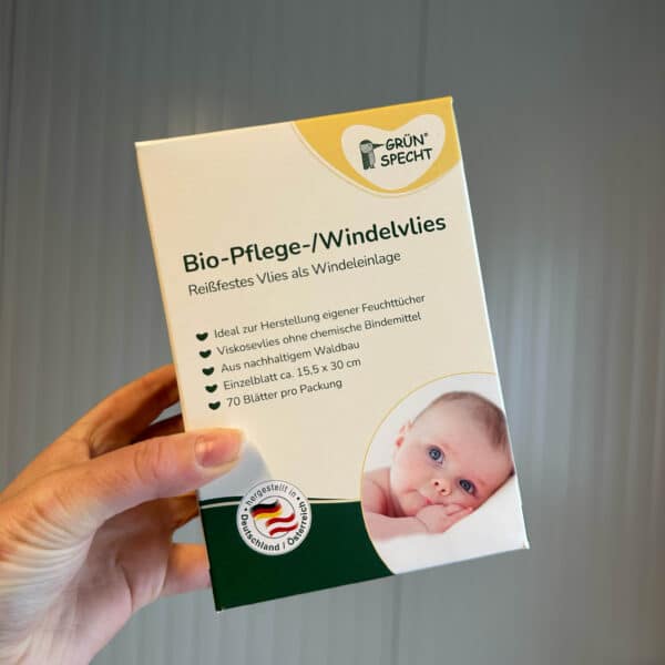 Grünspecht bio inlegvellen voor wasbare luiers op rol