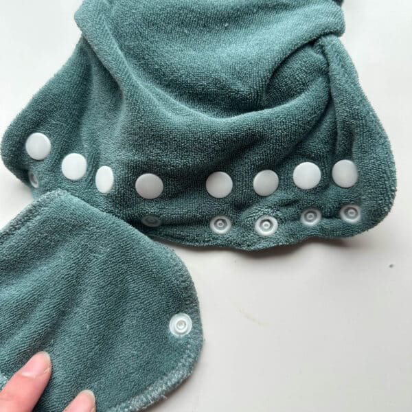 Herbruikbare Popolini MiniSnap luier met drukknopen voor pasgeboren baby’s