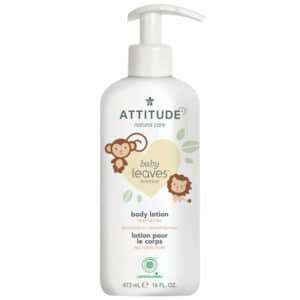 Attitude Baby Leaves body lotion – natuurlijke en hypoallergene baby bodylotion kopen bij Pure Start