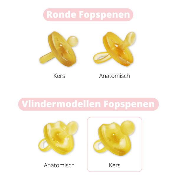 Natursutten Fopspeen - vlindermodel/kers