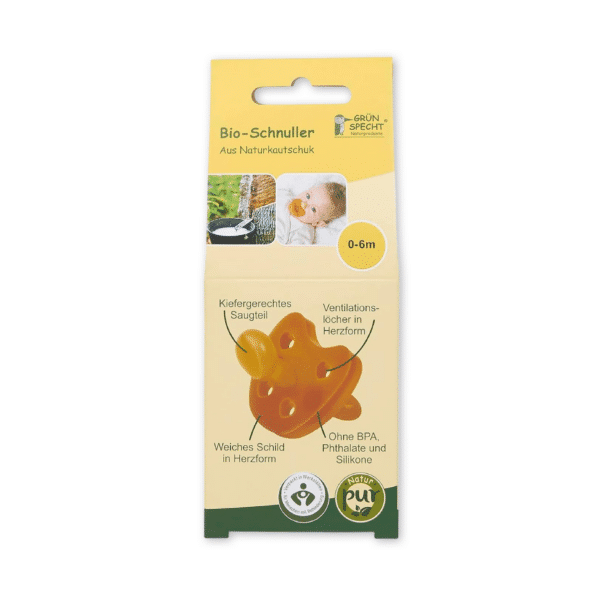 Grünspecht Bio/biologische Fopspeen Natuurrubber, speen