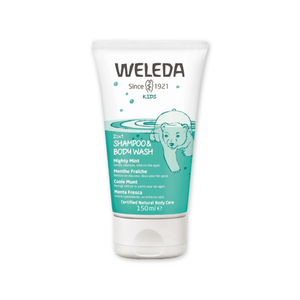 Weleda Kids Shampoo & Bodywash Coole Munt beer