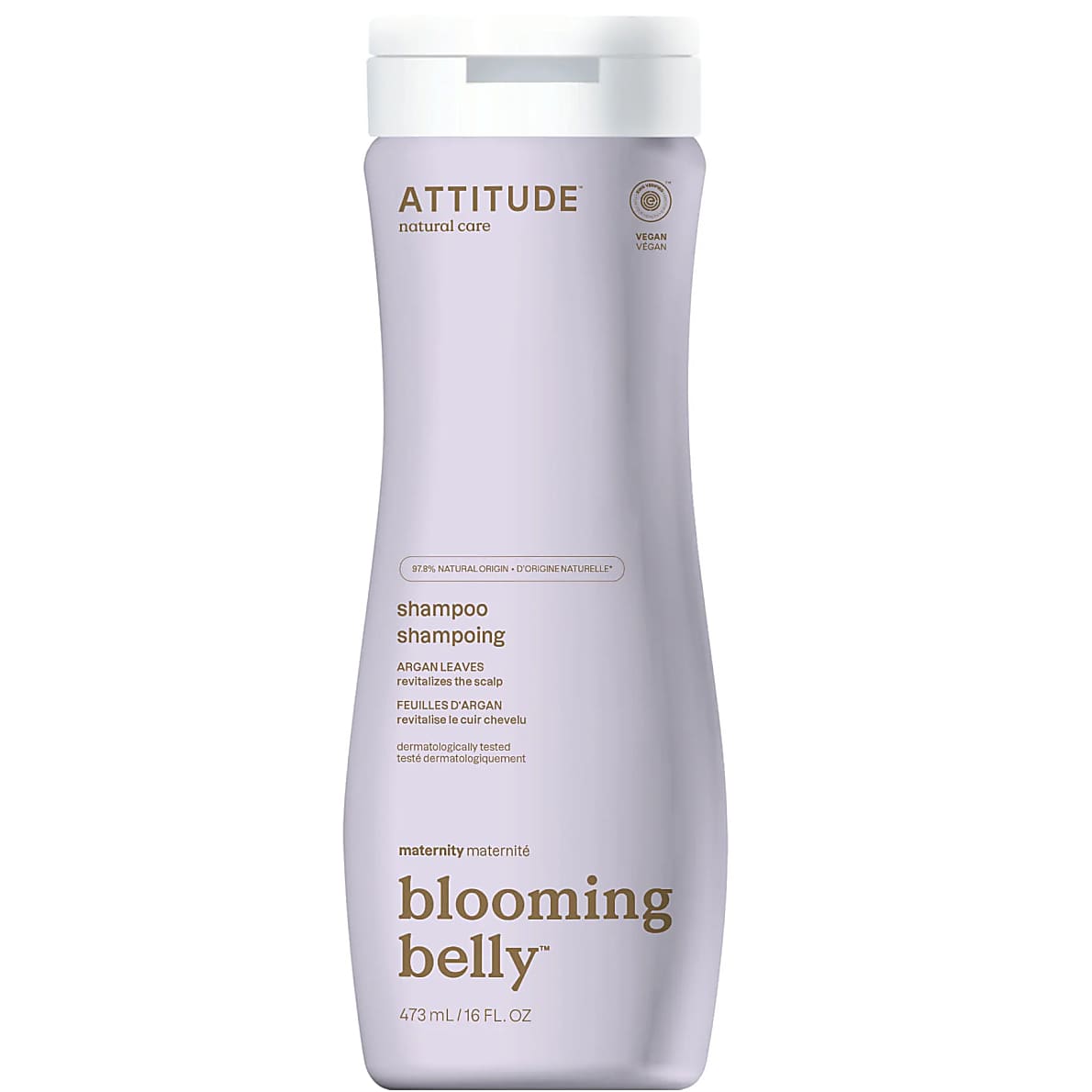Shampoo voor de zwangere vrouw, van Attitude Blooming Belly.