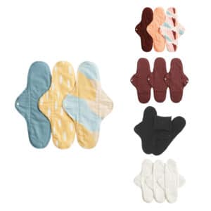 Imse Vimse wasbaar maandverband nacht met drukknoop biologisch katoen