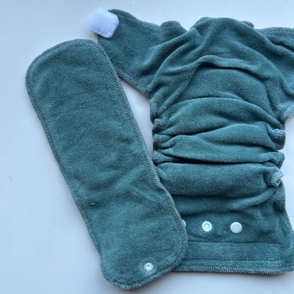 Wasbare basis luier MiniFit 2 tot 8 kg van biologisch katoen mix Popolini zachte duurzame luier voor pasgeboren babys