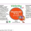 Vitamine D druppels voor baby's kinderen en hele gezin.