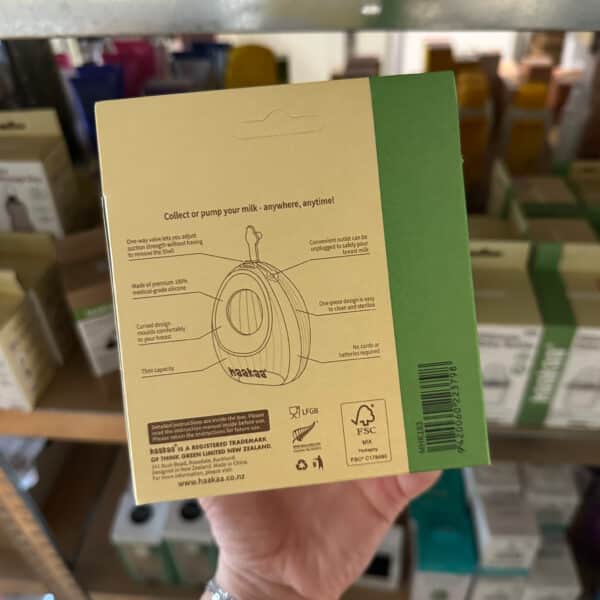 Haakaa draagbare schelp borstkolf lekschaal set van 2 x 75 ml – lekvrije en herbruikbare borstkolf voor moeders – Pure Start