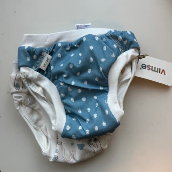 Imse Vimse wasbare trainingsluiers oefenbroekjes 2 stuks Blue Teddy – herbruikbare, comfortabele en lekvrije oefenbroekjes voor zindelijk worden