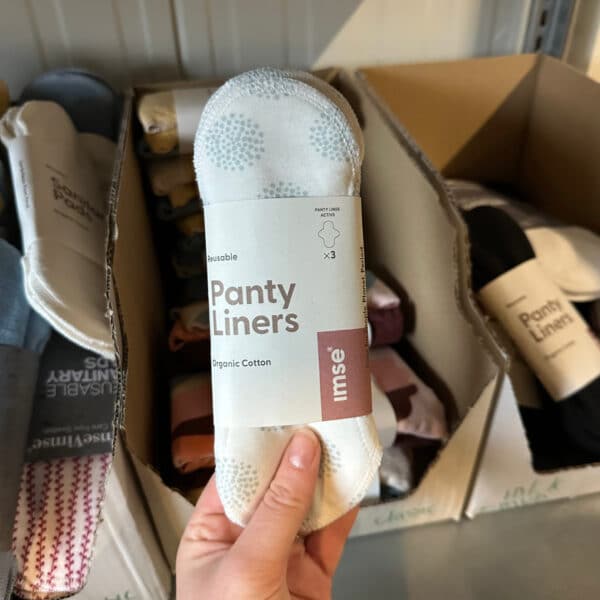 Imse Vimse wasbare inlegkruisjes Active van biologisch katoen in diverse kleuren – ademend, flexibel en duurzaam alternatief voor wegwerpinlegkruisjes