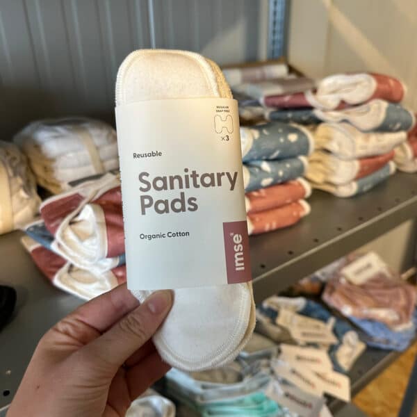 Imse Vimse wasbaar maandverband snap free – comfortabel, biologisch en duurzaam alternatief zonder drukknopen voor extra draagcomfort