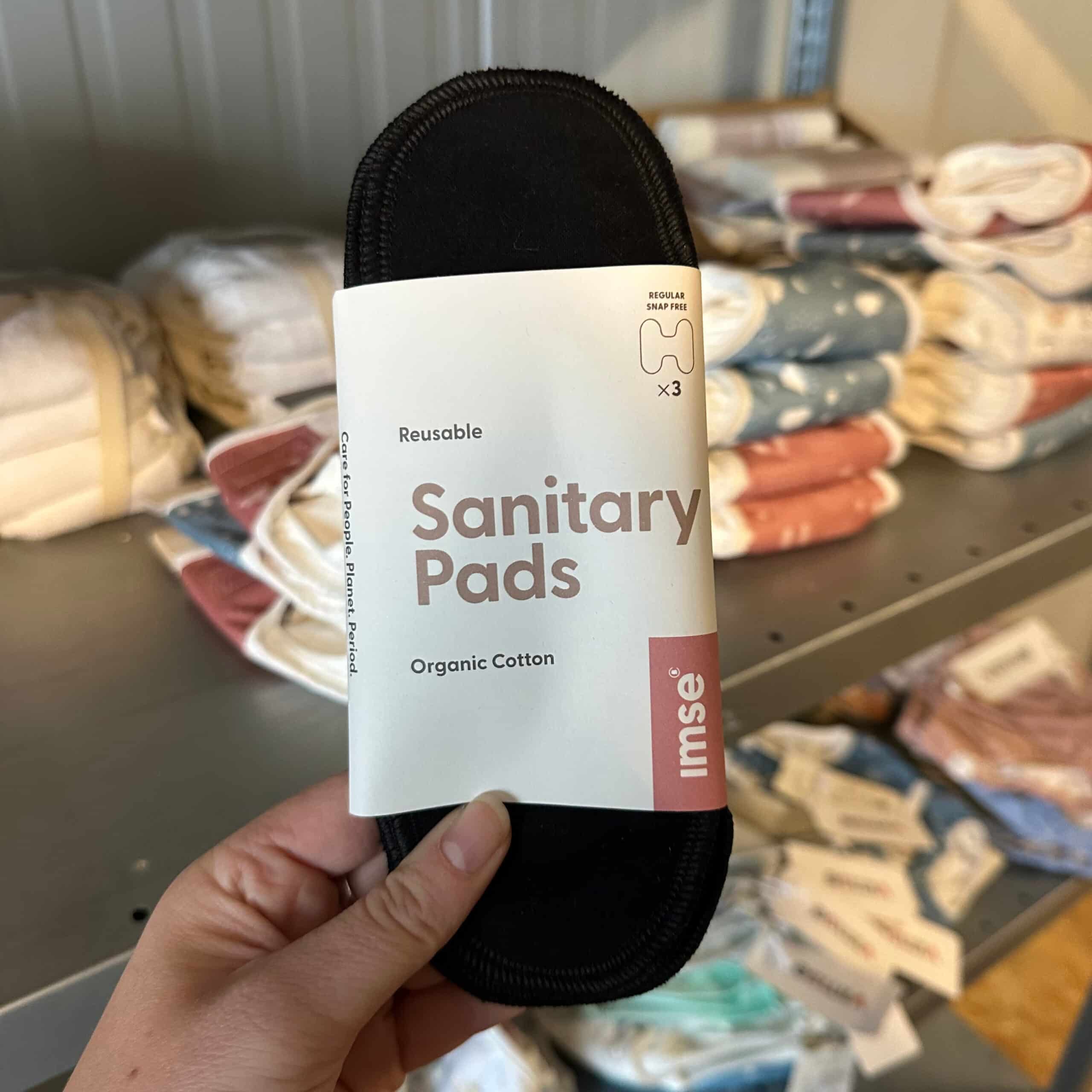 Imse Vimse wasbaar maandverband snap free – comfortabel, biologisch en duurzaam alternatief zonder drukknopen voor extra draagcomfort