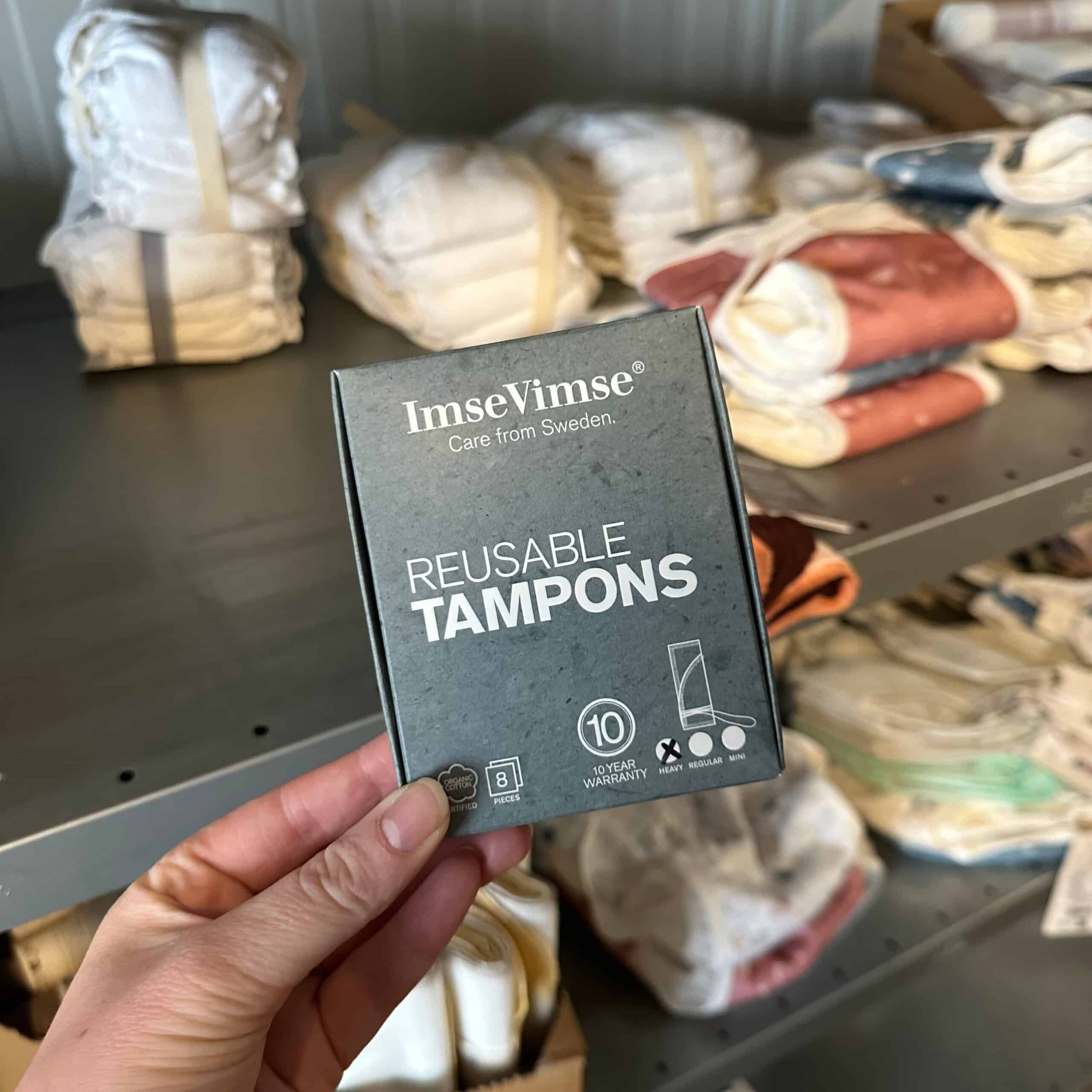 Imse Vimse wasbare tampons super in diverse kleuren – duurzaam en herbruikbaar alternatief voor wegwerptampons