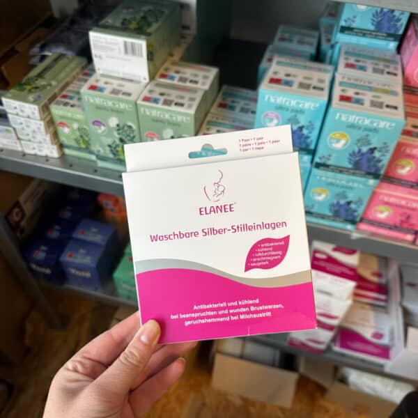 Elanee wasbare zoogkompressen met zilver – herbruikbare borstkompressen voor gevoelige tepels – duurzaam en hygiënisch – Pure Start