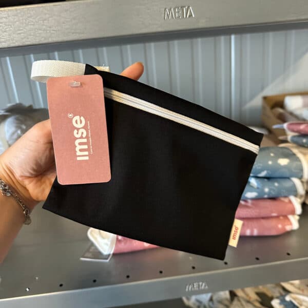 Imse Vimse mini wet bag in diverse kleuren – compacte, waterdichte en wasbare opbergtas voor herbruikbare watjes, babydoekjes of kleine accessoires