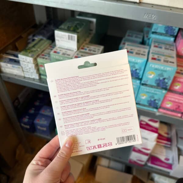 Elanee wasbare zoogkompressen met zilver – herbruikbare borstkompressen voor gevoelige tepels – duurzaam en hygiënisch – Pure Start