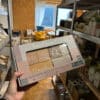 Mijlpaal blokken hout Nougat van Label Label – houten milestone blokken voor babyfoto’s en herinneringen.