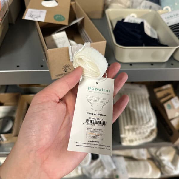 Snap-on klittenband voor Snap2Fit Popolini, duurzaam en praktisch luieraccessoire bij Pure Start