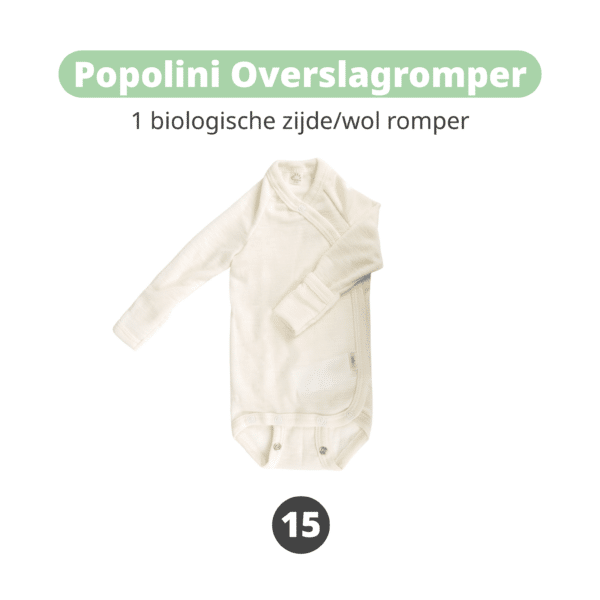 Inhoud van duurzaam kraampakket Excellent met biologische en eco kraamproducten