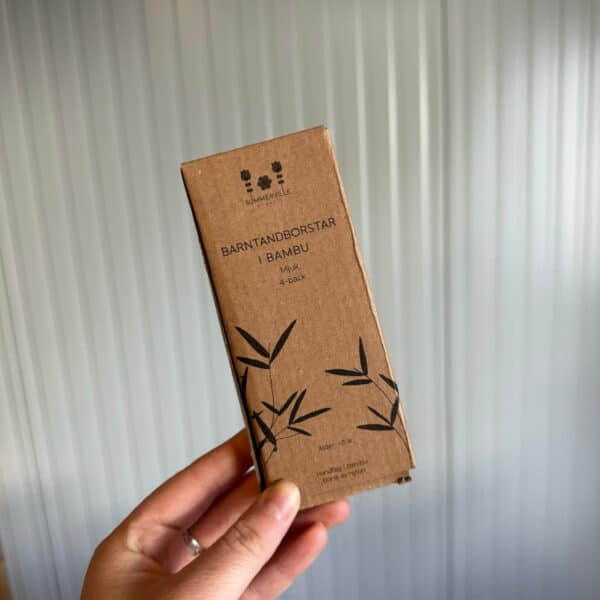Bamboe kindertandenborstels set van 4 van Summerville Organic