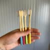 Bamboe kindertandenborstels kleur set van 4 van Summerville Organic