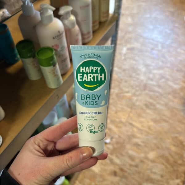 Happy Earth billencrème met zinkoxide 75 ml – natuurlijke luiercrème voor babybilletjes