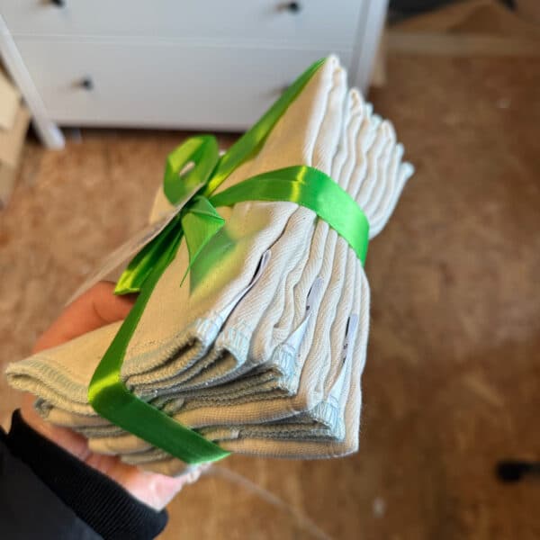 Blümchen prefolds biologisch katoen twill XS 25x35 cm – 6 stuks wasbare luiers