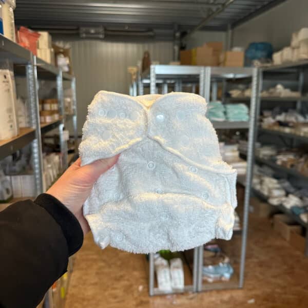 Blümchen wasbare luier bamboe badstof Onesize 3-15 kg – absorberende baby luier