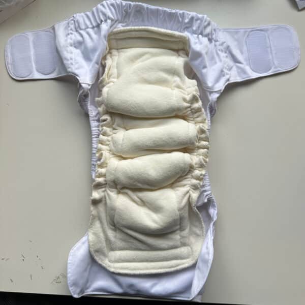 Herbruikbare luier overbroek wit junior volwassene – Blümchen