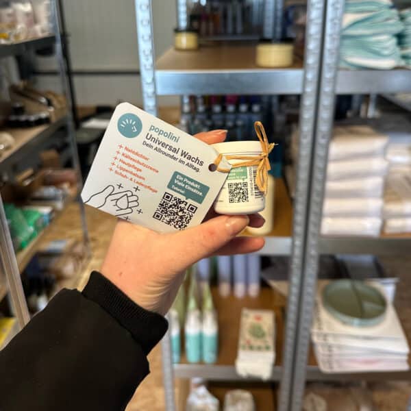 Popolini universele wax 30 gram – verzorgende wax voor wol en wasbare luiers